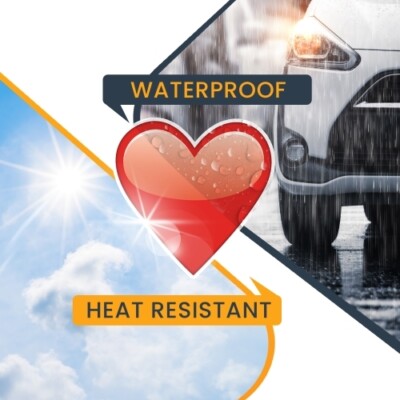 Magnet Me Up Red Heart Emoji Magnet Decal - Heavy Duty Magnet for Car Truck SUV