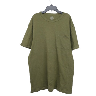J.Crew Mens Garment Dyed Slub Cotton Crew Neck Pocket Tee T-Shirt Sizes XS - XXL