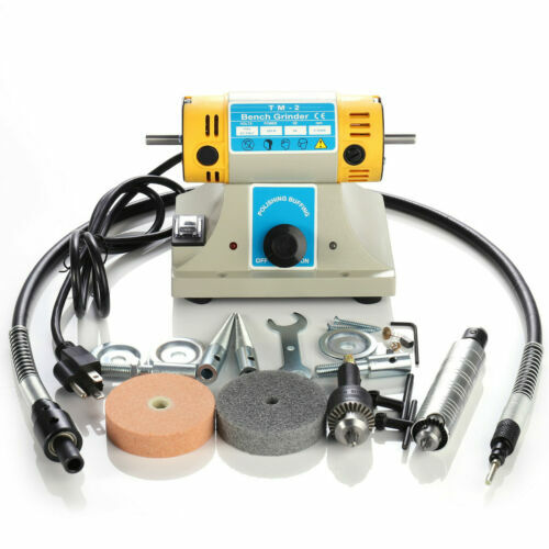 110V Jewelry Rock Polishing Buffer Machine Bench 10000r/min Lathe Polisher