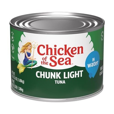 Chunk Light Tuna in Water, Wild Caught Tuna, 66.5-Ounce Can (Pack of 1)