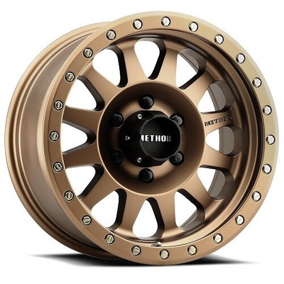 15x8 Method MR304 Double Standard Bronze Wheel 5x4.5 (-24mm) Set of 4