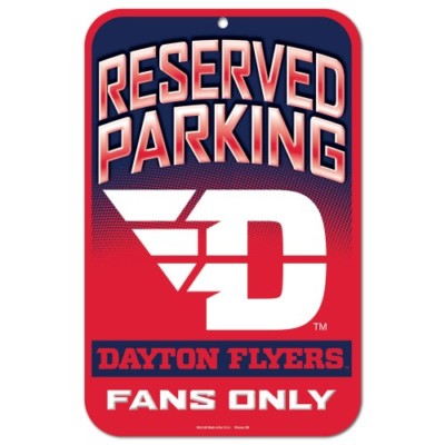 DAYTON FLYERS 11''X17'' PLASTIC SIGN DURABLE POSTER OUTDOOR OR INDOOR