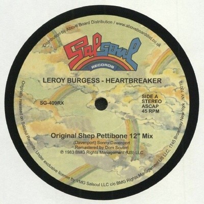 LEROY BURGESS Heartbreaker (Moplen Remix) 12'' NEW VINYL Salsoul Shep Pettibone