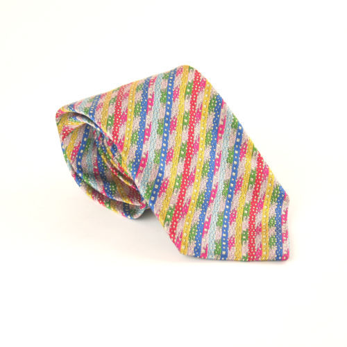 Foulard Carré MISSONI Vintage En Soie - 82x87 Cm - Motifs Multicolores