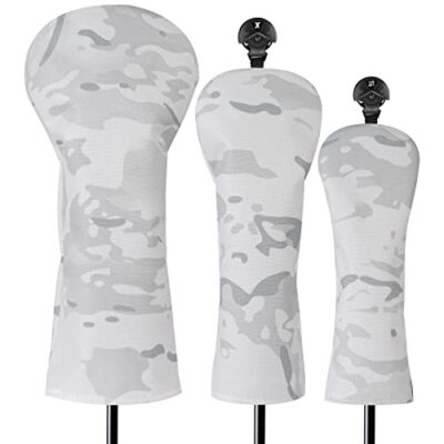 Club Head Covers For Driver Fairway Woods And Hybrid Camoufl