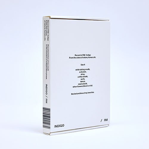 RM BTS Album [Indigo] Book Edition CD+Book+P.Card+2ea Post+