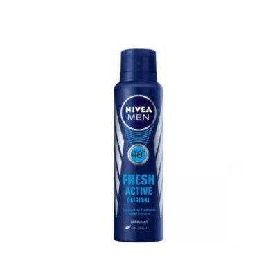 Nivea Men Fresh Active Spray deodorant 150ml FREE SHIPPING
