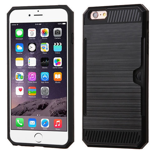 Patterned Rigid Plastic Card Pocket Cases & Covers for Apple Phones