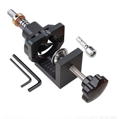 Cenpek - Punta per trapano a scomparsa, 35 mm, guida per foratura con morsetto, 