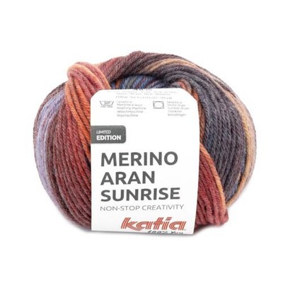 Katia Yarn MERINO ARAN SUNRISE 100g