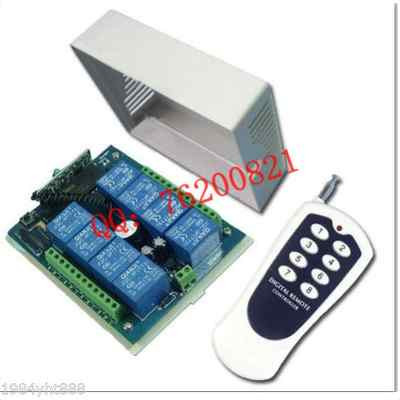 DC 12v relay 8CH wireless RF Remote Control Switch Transmitter+ Receiver  Lamp