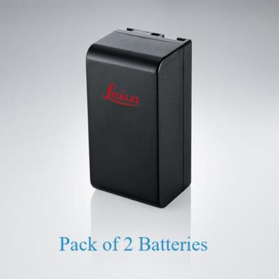 2 x  GEB121 BATTERY PACK FOR LEICA TOTAL STATION,TC TRC DNA, 667123,1200,800,400