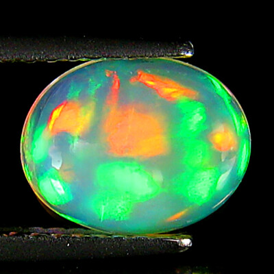 1.00Ct SUPERB BRIGHTNESS ! 3D CHAFF PATTERN RAINBOW WELO OPAL