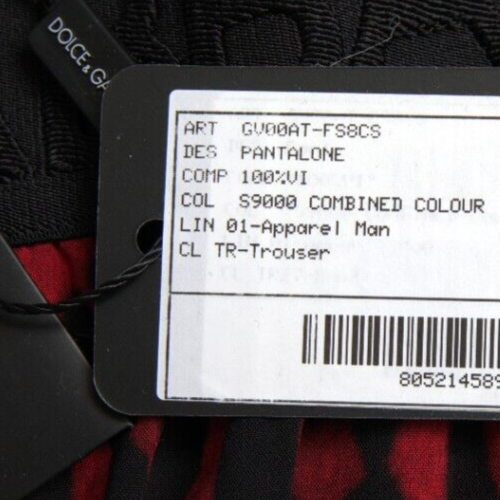 Pre-owned Dolce & Gabbana Shorts Red Leopard Print Viscose Bermuda Men It50/w36/l 900usd