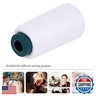 ROSENICE Cotton Sewing Thread Spool Quilting Threads for Sewing Machine 3000 Yards White