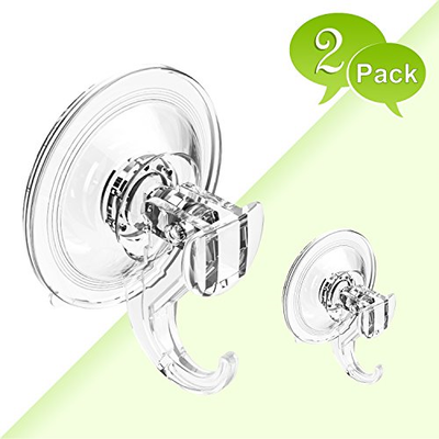 Budget & Good Suction Cup Hooks Heavy Duty Shower Suction Hooks Waterproof Hooks