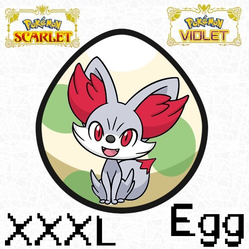 【美品】ストライク 1st ED 10/64 ★ （フランス語版） RARE XXXL Egg Shiny Fennekin Lv. 1 Jumbo Mark Alpha Delphox