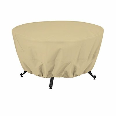 Classic Accessories Terrazzo Round Patio Fire Pit/Table Cover, 42 Inch