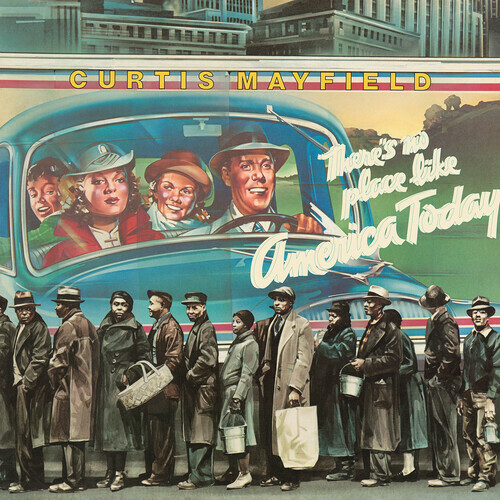 Curtis Mayfield There's No LP レコード There's No Place like America by Mayfield, Curtis (Record