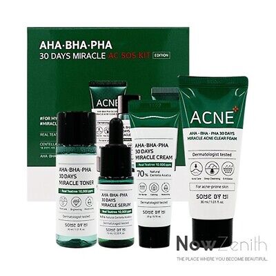 [SOME BY MI] AHA. BHA. PHA 30 Days Miracle AC SOS Kit Edition 1Pack (4items)