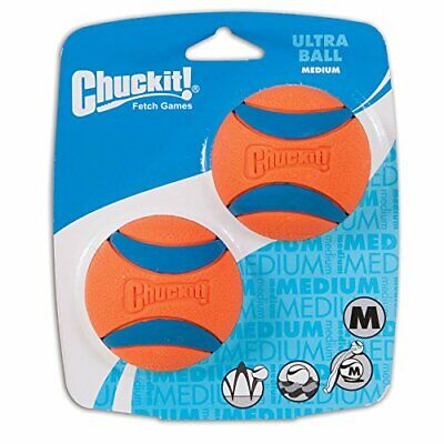 Chuckit! Ultra Ball Medium 2er Pack Hundespielzeug Schwimmfähig 1Tag Express!!!