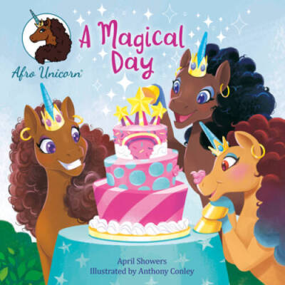 A Magical Day (Afro Unicorn) - Paperback By Showers, April - GOOD