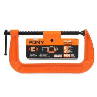 Arrow, C-Clamp, Orange Casting, 8-In., 2680
