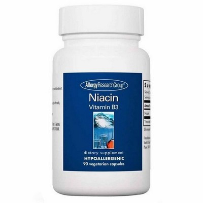 Niacin Vitamin B3  90 Veg Caps By Nutricology/ Allergy Research Group