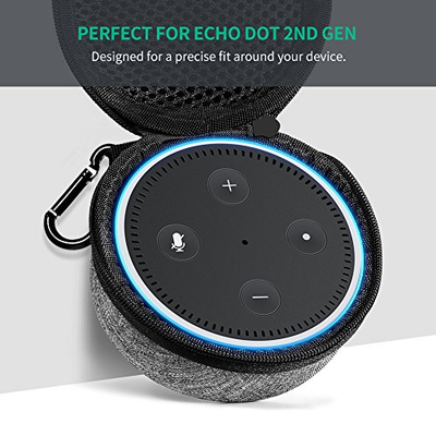 UGREEN Carrying Case Compatible for Echo Dot 2 Speaker Travel Protective Hard