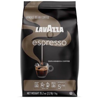 Espresso Whole Bean Coffee Blend, Medium Roast, 2.2 Pound Bag (Packaging May ...