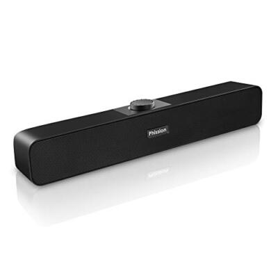 Computer Speakers with 3.5 mm Aux Small PC Speakers Powered by USB Wired USB ...