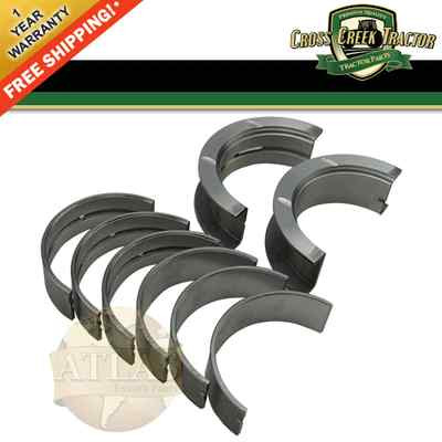 M4218SASTD Main Bearing Set 3 Cyl STD For Ford 2000 3000 4000 2600 3600 +