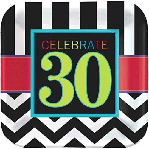 Amscan Chevron Plastic Table Cover, Caribbean Blue, 54 X 102 Inches - Party Tablecloth For Birthdays & Events