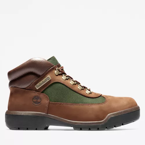 

МУЖСКИЕ ВОДОНЕПРОНИЦАЕМЫЕ ПОЛЕВЫЕ БОТИНКИ Timberland Dark Brown Nubuck A18A6D47, Коричневый, A18A6D47
