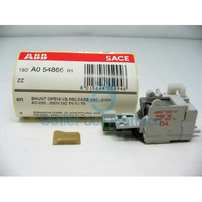 Abb Shunt Of Opening Sor T4-T5-T6 220 240 VAC - 220 250 Vdc 1SDA054866
