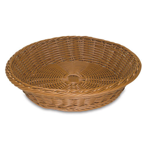 G.E.T. WB-1504-HY Poly Woven Basket Oval, 9-1/4"Wx6-3/4"Dx3-1/4"H, Honey