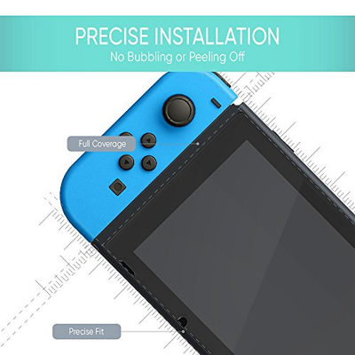 SoMi 2-Pack Nintendo Switch 2017 Ultra Clear Tempered Glass Screen Protector, 9H