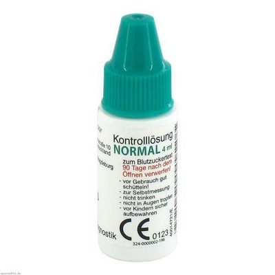 GLUCO TEST Plus Kontrolllösung normal 4 ml