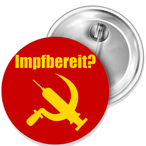 Impfbereit - Immer Berei Button Anstecker Pin Div. GrÃ¶ÃEn FlaschenÃ¶Ffner Spiegel