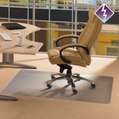 Computex Rectangular Antistatic Chairmat - Carpet, Electrical Equipment - 59.06''
