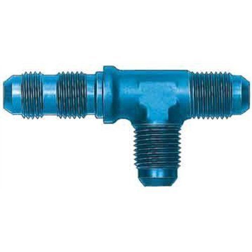 Aeroquip Aluminum 45° Elbow Bulkhead Union #3F Adapter Fitting Aeroquip Aluminum 45° Elbow Bulkhead Union #3F Adapter Fitting