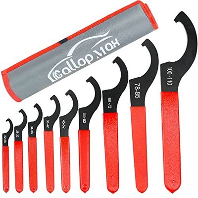 9pcs Coilover Spanner Wrench Set Universal Spanner Wrenches Motorcycle Shock Wre