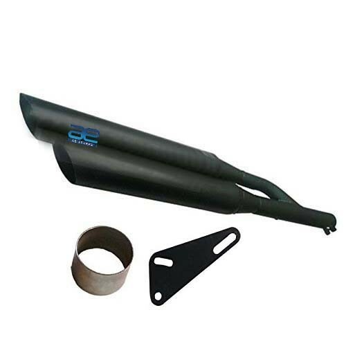 Double Barrel Empty Silencer Exhaust for Royal Enfield Bullet Classic 