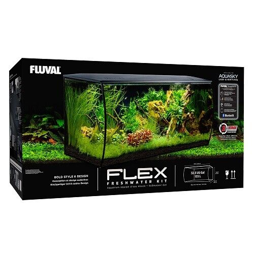 Fluval FLEX Aquarium Kit - White - 123 L 