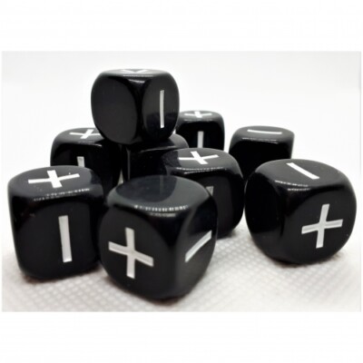 Set Di Dadi - Fate-Fudge Nera (8)