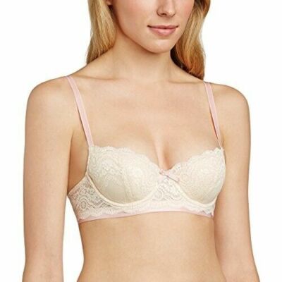 NWT Elle Macpherson Spree E72-96 Contour Bra American Nude 34D