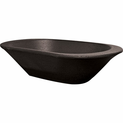 New Country Primitive Folk Art DOUGH BOWL Black Wood Treenware Tray