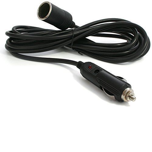Cigarette Lighter Black 12V 10A 2m Socket Extension Cord Cable Car  Accessory