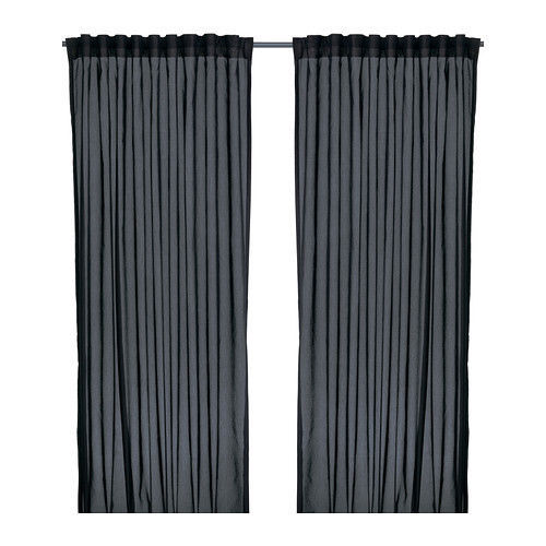 Rollos, Gardinen und Vorhänge in Schwarz