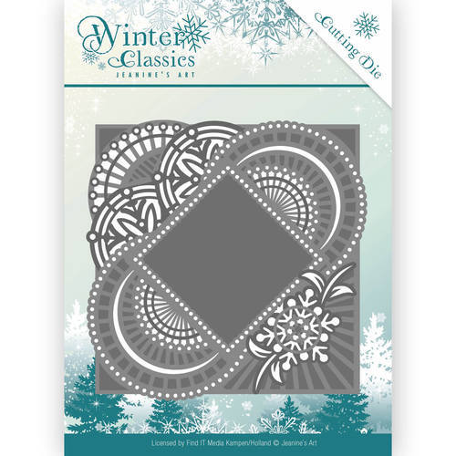 Stanzschablone - Jeanines Art - Winter Classics - Spiegel Rahmen